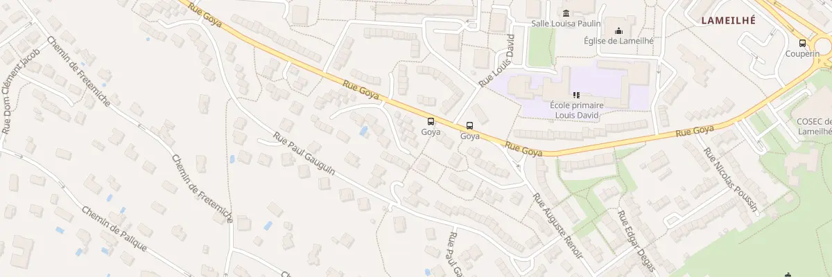 Plan du 70 Rue Goya à Castres