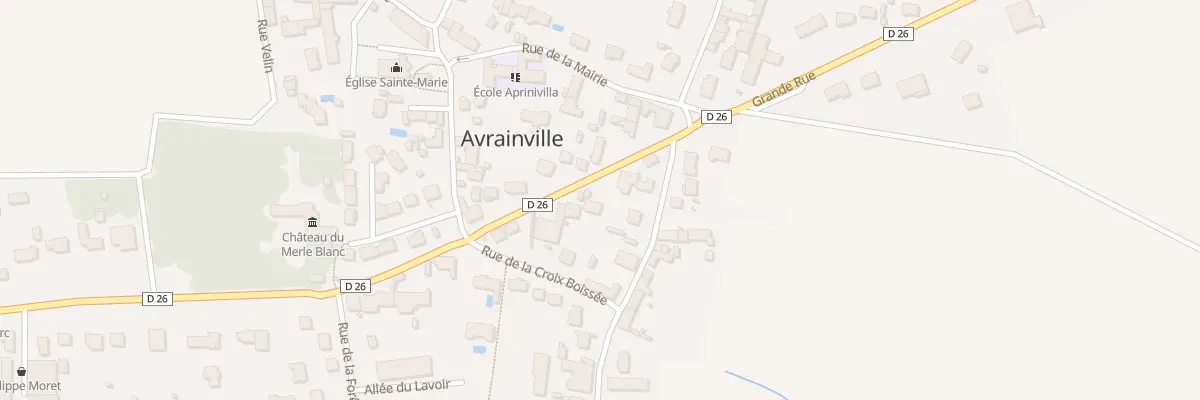 Plan du 14B Gr Grande Rue à Avrainville