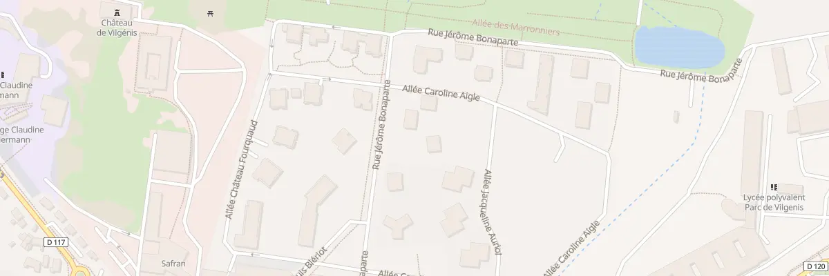 Plan du 16 Rue Jérôme Bonaparte à Massy