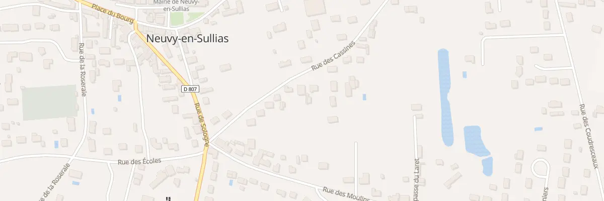 Plan du 14 Rue des Cassines à Neuvy-en-Sullias