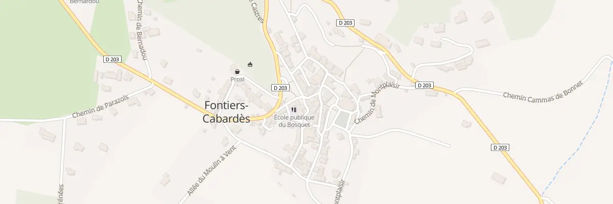 Plan du 1 Rue Paul Riquet à Fontiers-Cabardès