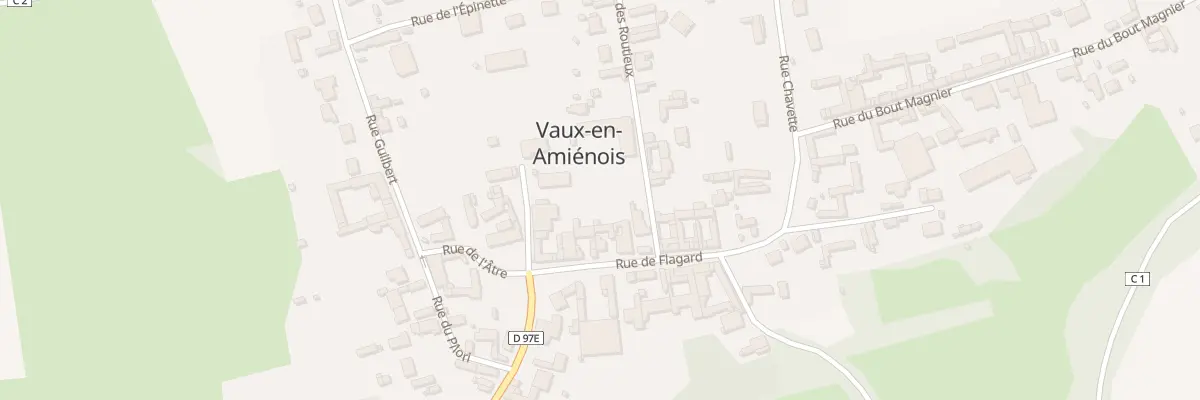 Plan du 5 Rue de Flagard à Vaux-en-Amiénois