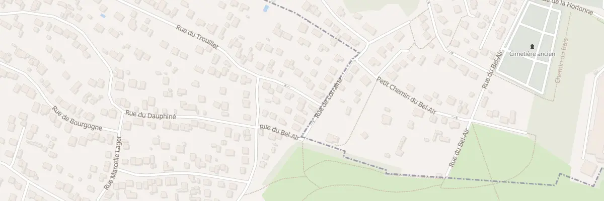 Plan du 3 Rue du Trouillet à Argenteuil