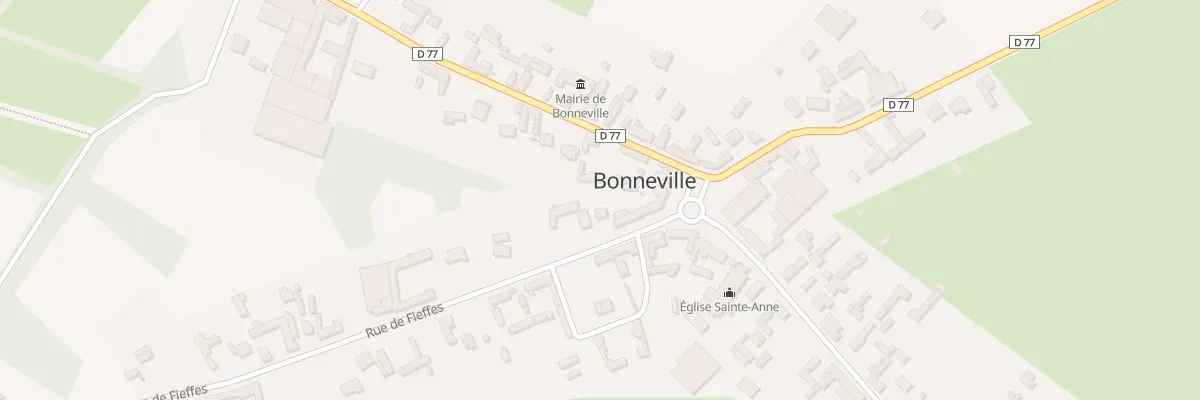 Plan du 4 Rue de Fieffes à Bonneville