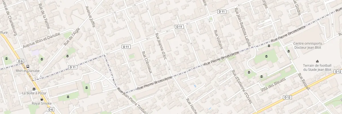 Plan du 25 Rue Jeanne d’Arc à La Garenne-Colombes