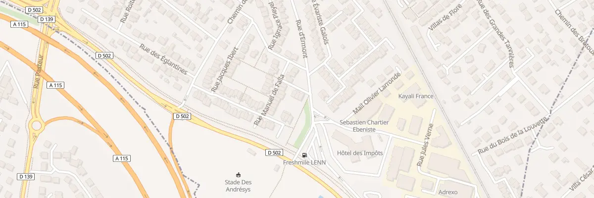 Plan du 9 Rue Manuel de Falla à Saint-Leu-la-Forêt