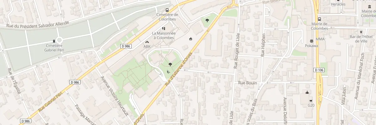 Plan du 27 Rue d’Estienne d’Orves à Colombes