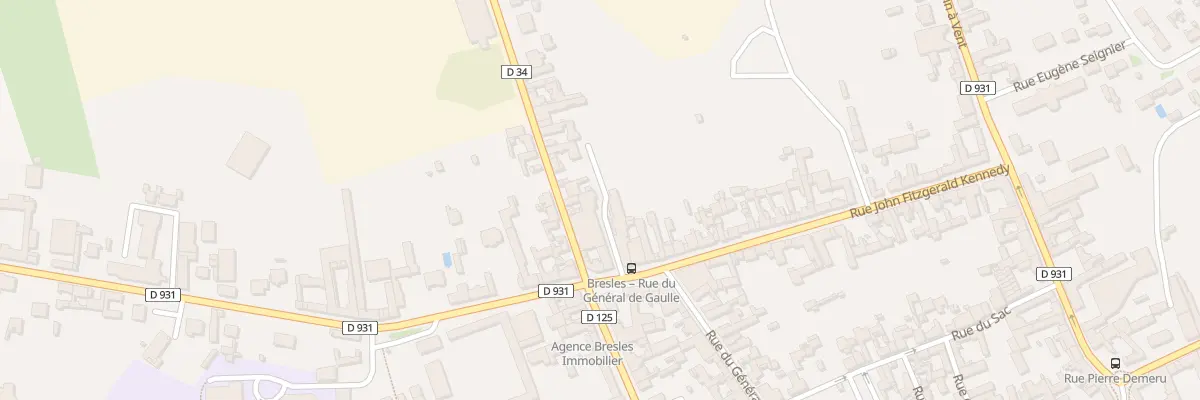 Plan du 38 Rue du Gen de Gaulle à Bresles