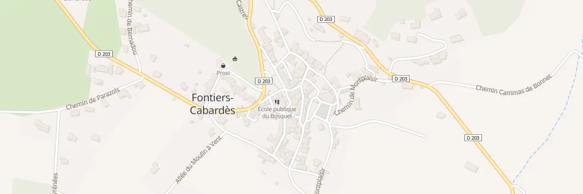 Plan du 3 Rue Paul Riquet à Fontiers-Cabardès