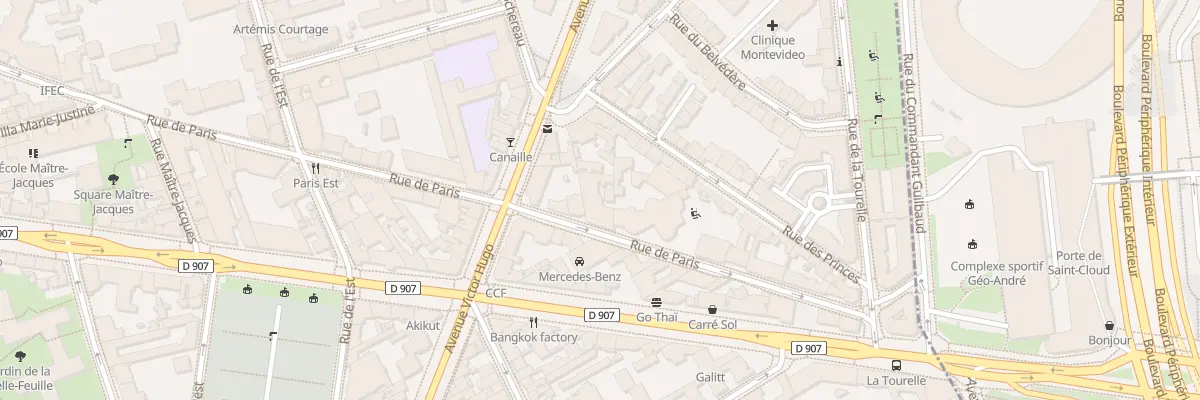 Plan du 26 Rue de Paris à Boulogne-Billancourt