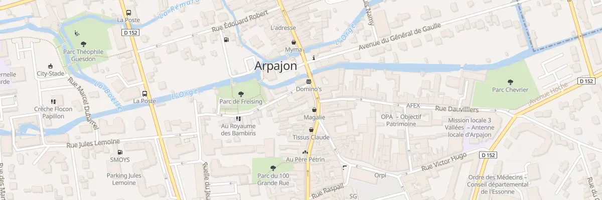 Plan du 76 Gr Grande Rue à Arpajon