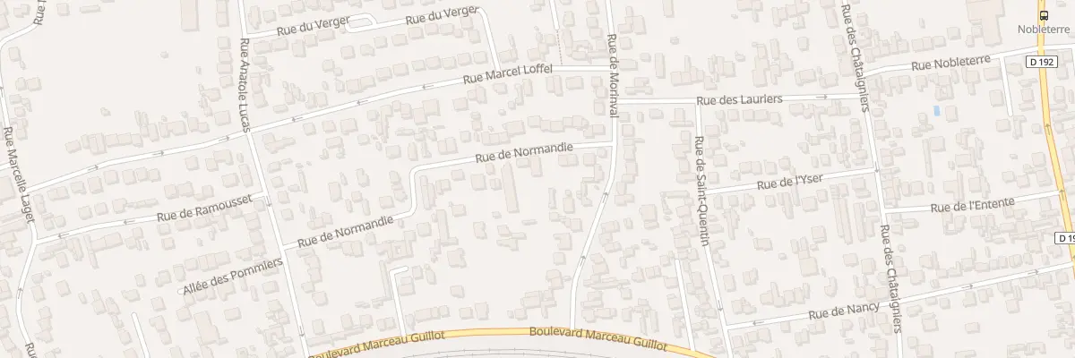 Plan du 9 Rue de Normandie à Argenteuil