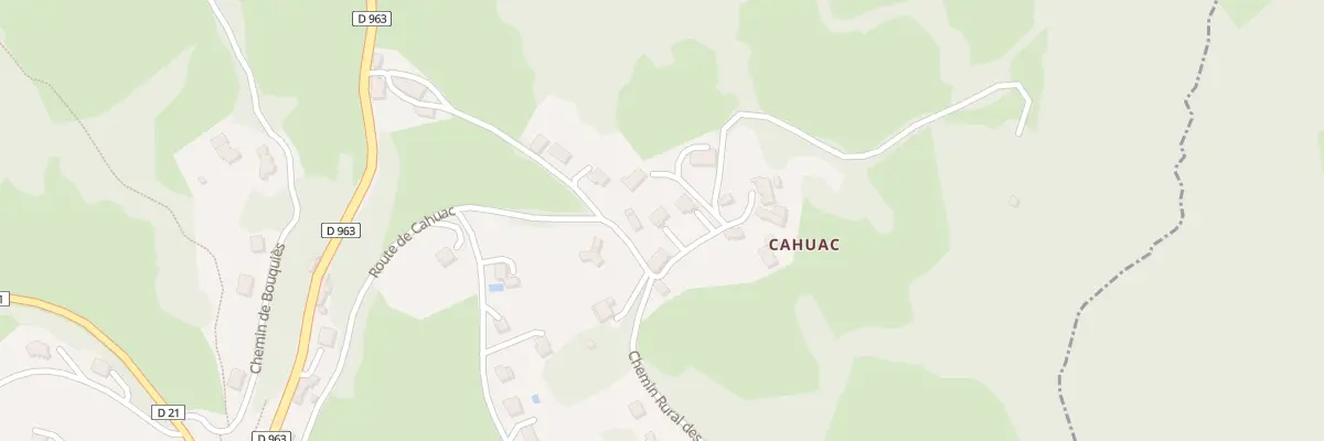 Plan du 495 Rte de Cahuac à Decazeville