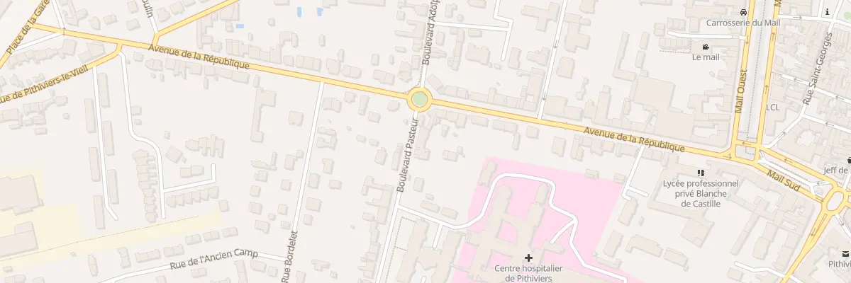 Plan du 1 Bd Pasteur à Beaugency