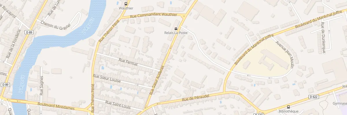 Plan du 74 Rue Soeur Audenet à Castres
