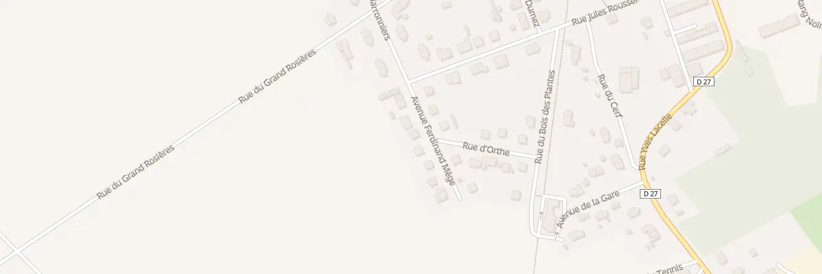 Plan du 359 Av Ferdinand Mege à Lunery