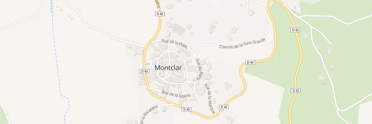 Plan du 5086 Le Village à Montclar