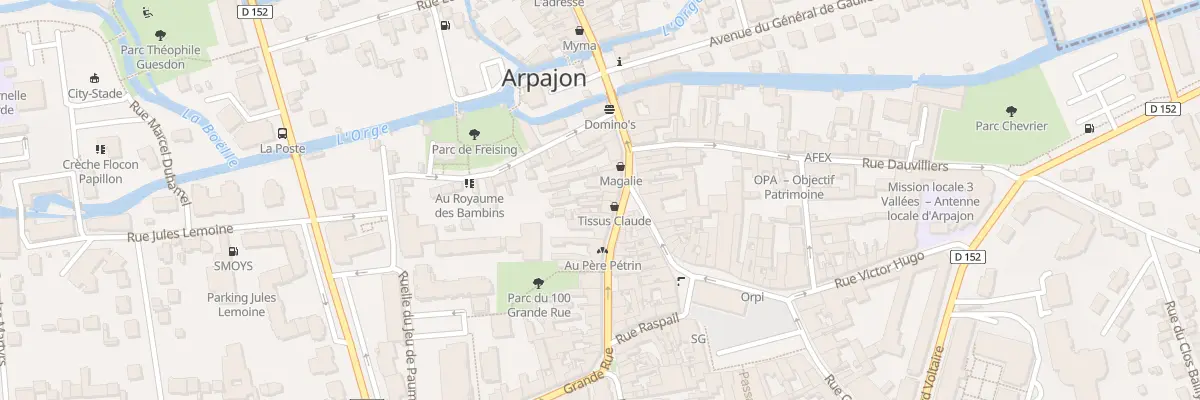 Plan du 86 Gr Grande Rue à Arpajon