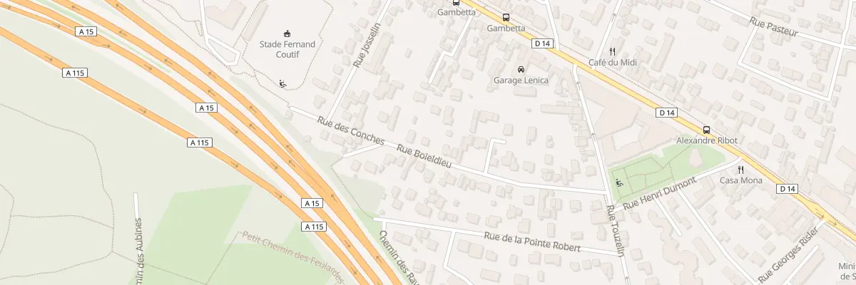 Plan du 30 Rue Boieldieu à Sannois