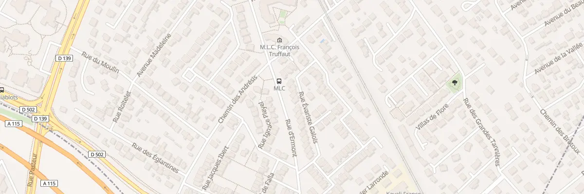 Plan du 105 Rue Evariste Galois à Saint-Leu-la-Forêt