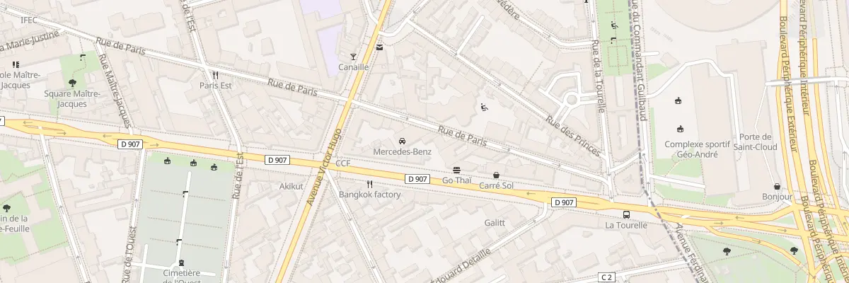 Plan du 19 Rue de Paris à Boulogne-Billancourt
