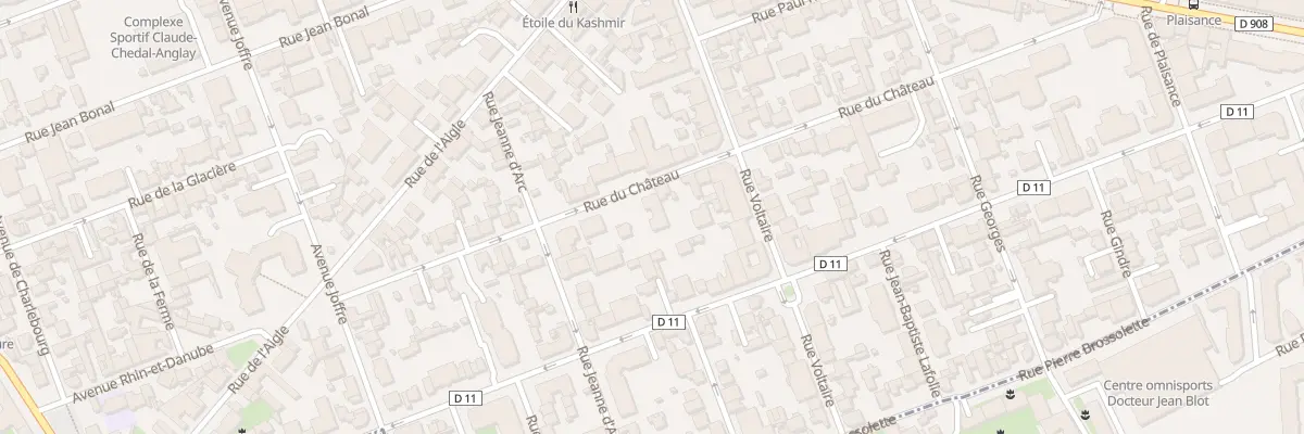 Plan du 51 Rue du Château à La Garenne-Colombes