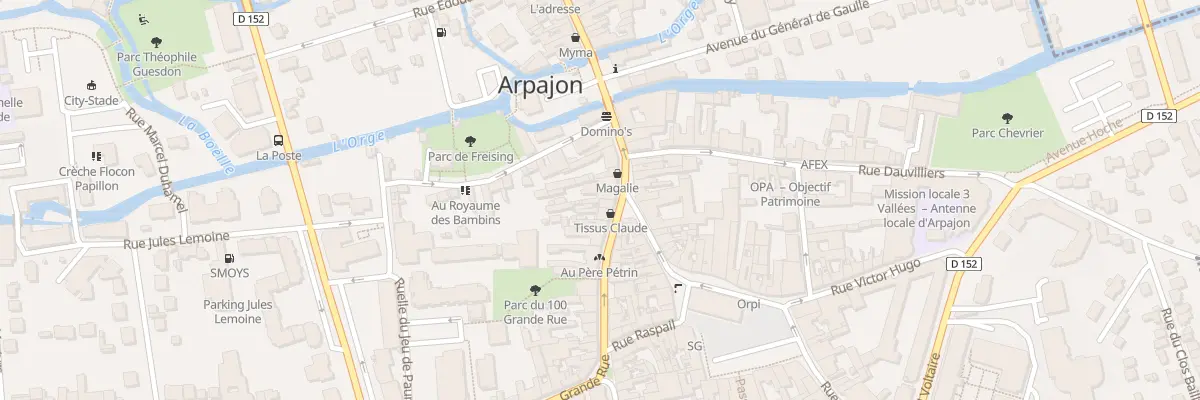 Plan du 84 Gr Grande Rue à Arpajon