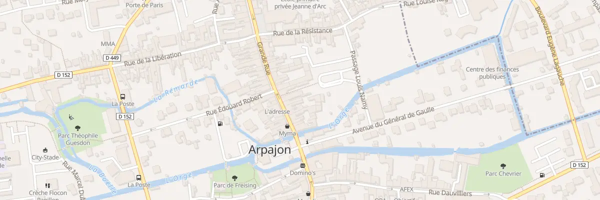 Plan du 43 Grande Rue à Arpajon