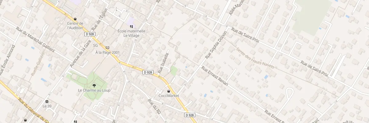 Plan du 13B Rue Sophie Donon à Saint-Leu-la-Forêt