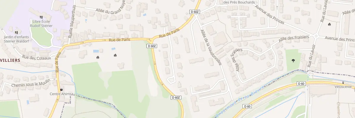 Plan du 1 All du Hêtre Pourpre à Verrières-le-Buisson