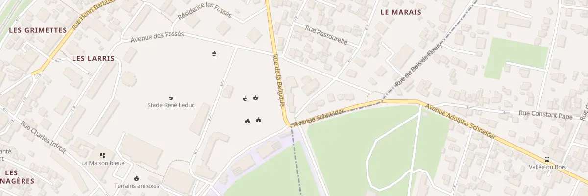Plan du 67 Rue de la Belgique à Meudon