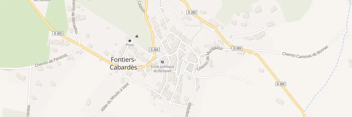 Plan du 2 Rue du Château à Fontiers-Cabardès