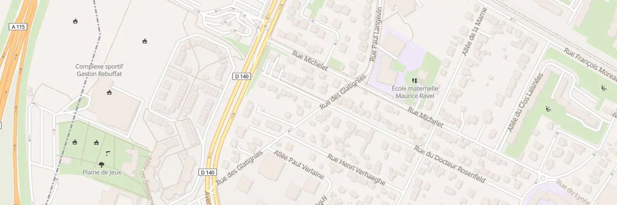 Plan du 3 Rue du Chateau à Ermont