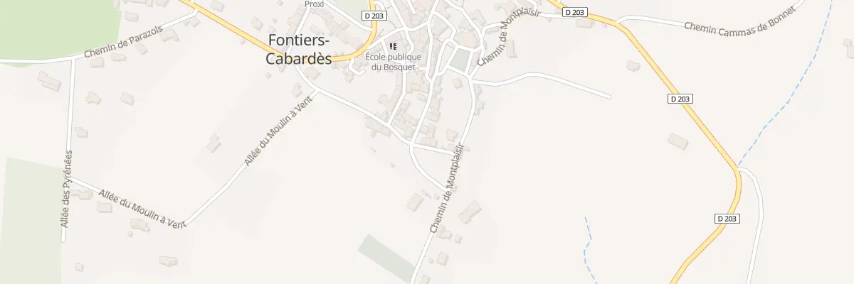 Plan du 3 Rue Jacques Ourtal à Fontiers-Cabardès