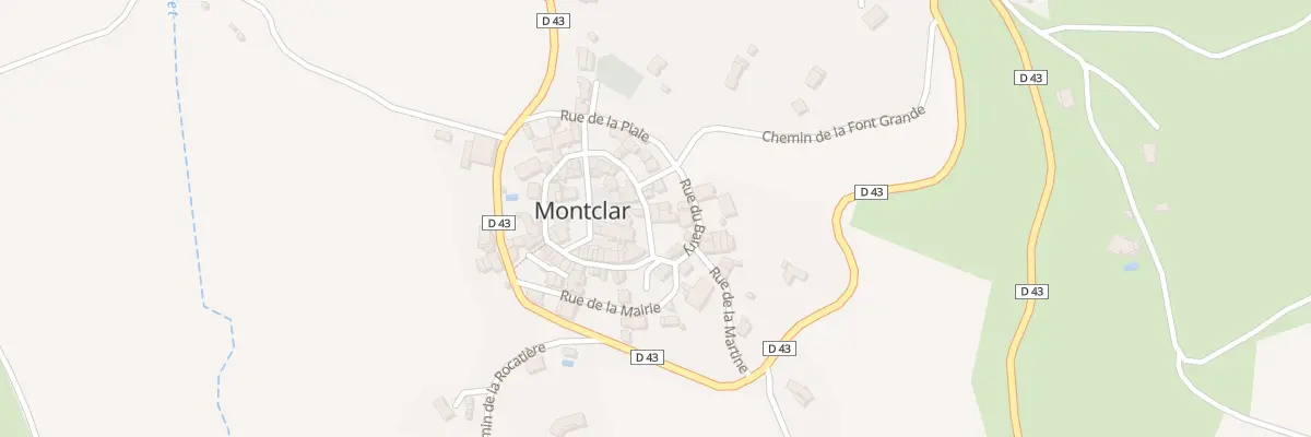 Plan du 11 Le Village à Montclar