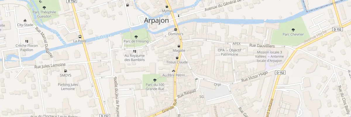 Plan du 88 Gr Grande Rue à Arpajon