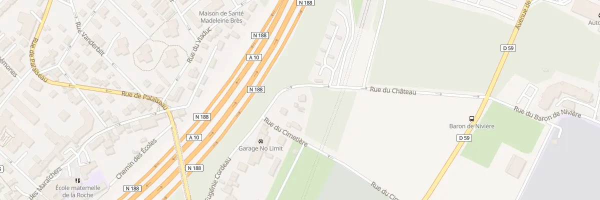 Plan du 3 Rue du Château à Villebon-sur-Yvette