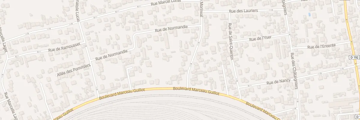 Plan du 13 Rue de Morinval à Argenteuil