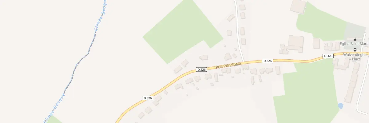 Plan du 681 Rue Principale à Wulverdinghe