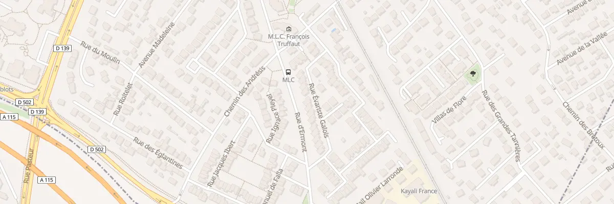 Plan du 101 Rue Evariste Galois à Saint-Leu-la-Forêt