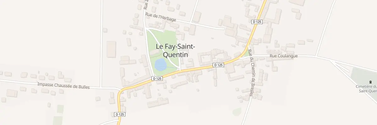 Plan du 7 Rue de la Franche Mare au Fay-Saint-Quentin