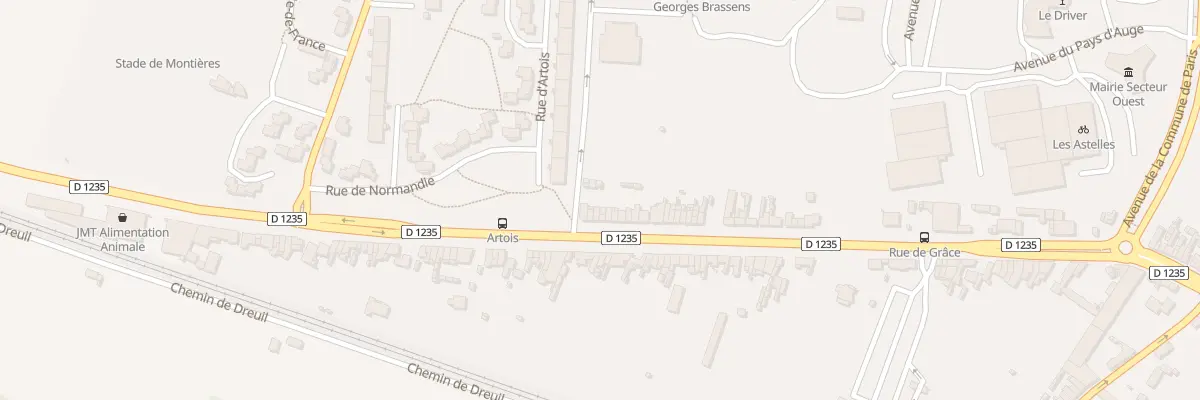 Plan du 656 Rue d’Abbeville à Amiens
