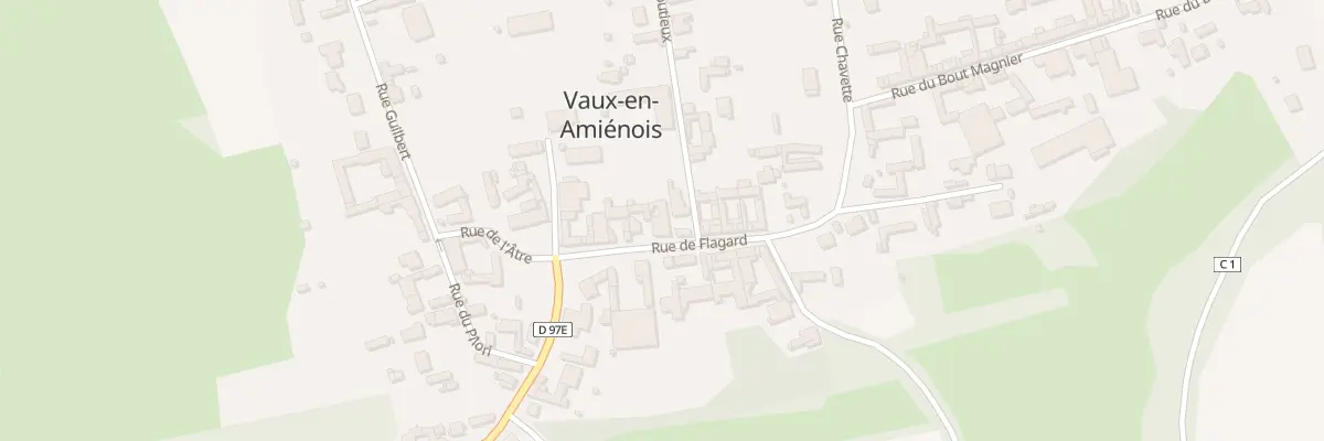 Plan du 7 Rue de Flagard à Vaux-en-Amiénois