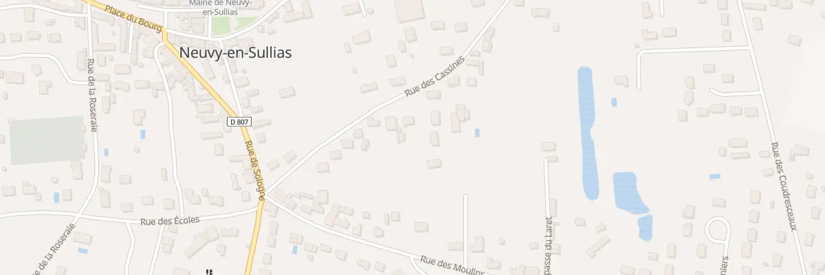 Plan du 16 Rue des Cassines à Neuvy-en-Sullias