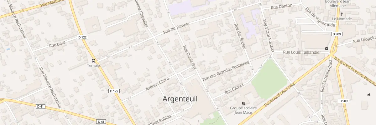 Plan du 13 Rue Denis Roy à Argenteuil