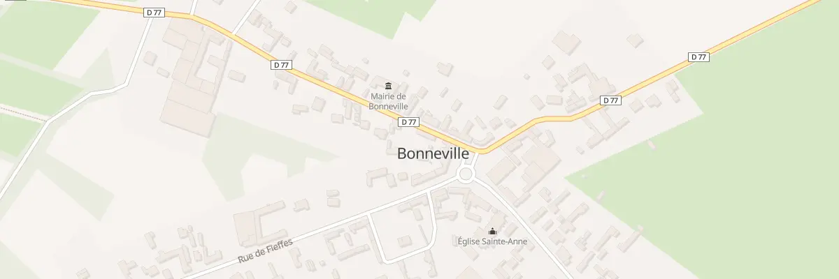 Plan du 1 Rue de Montrelet à Bonneville