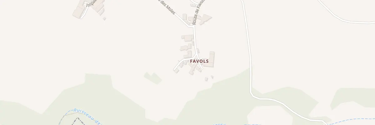 Plan du 5035A Favols à Castelmary