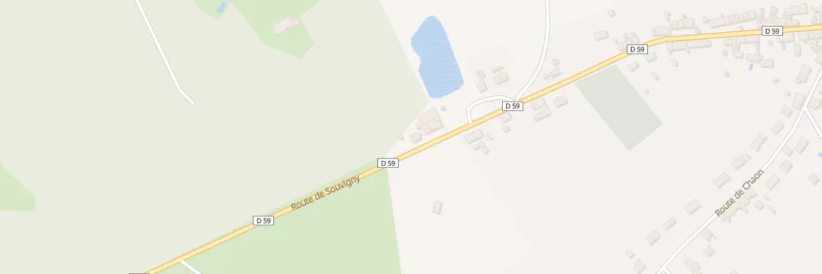 Plan du 56 Rte de Souvigny à Isdes