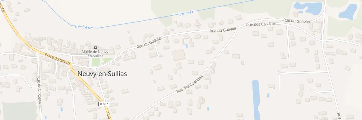 Plan du 15 Rue des Cassines à Neuvy-en-Sullias