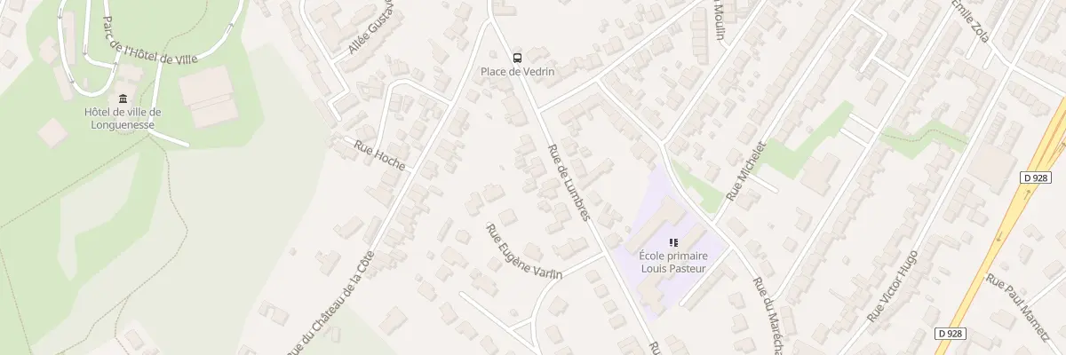 Plan du 16 Rue de Lumbres à Longuenesse